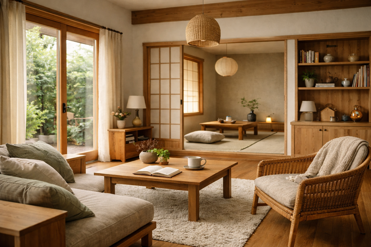 落ち着いた室内の様子（ホッとする暮らしのイメージ）