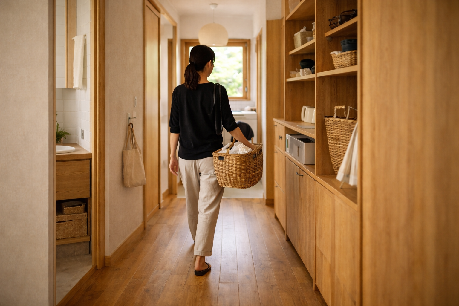 暮らしの動線が分かる空間（イメージ）